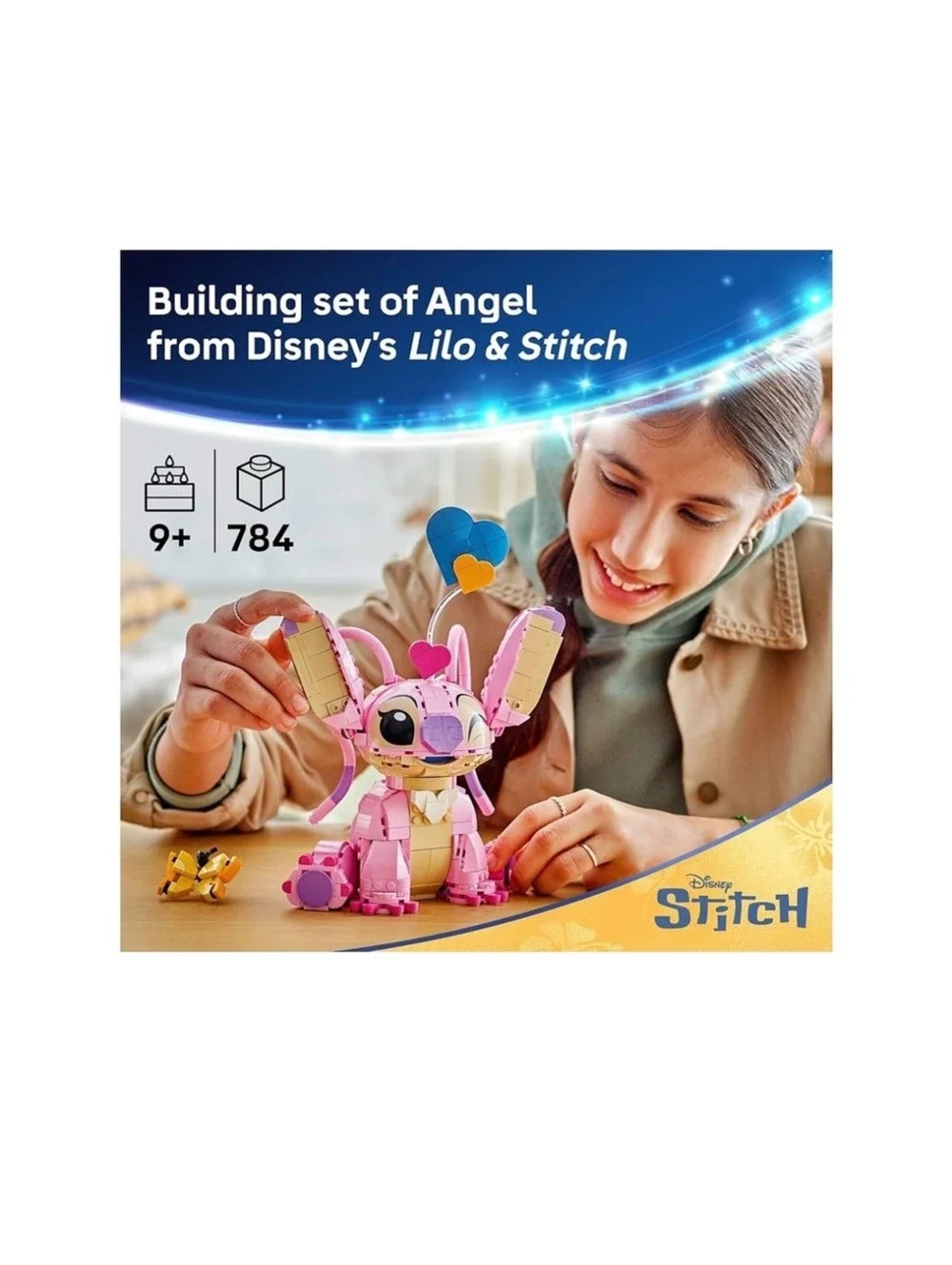 LEGO Disney Angel Lilo & Stitch Kids Toy Building Set - Ages 9+